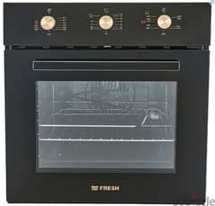 Fresh Built-In Dual Oven With Grill, 56 Liters, 60cm, Gas & Electric