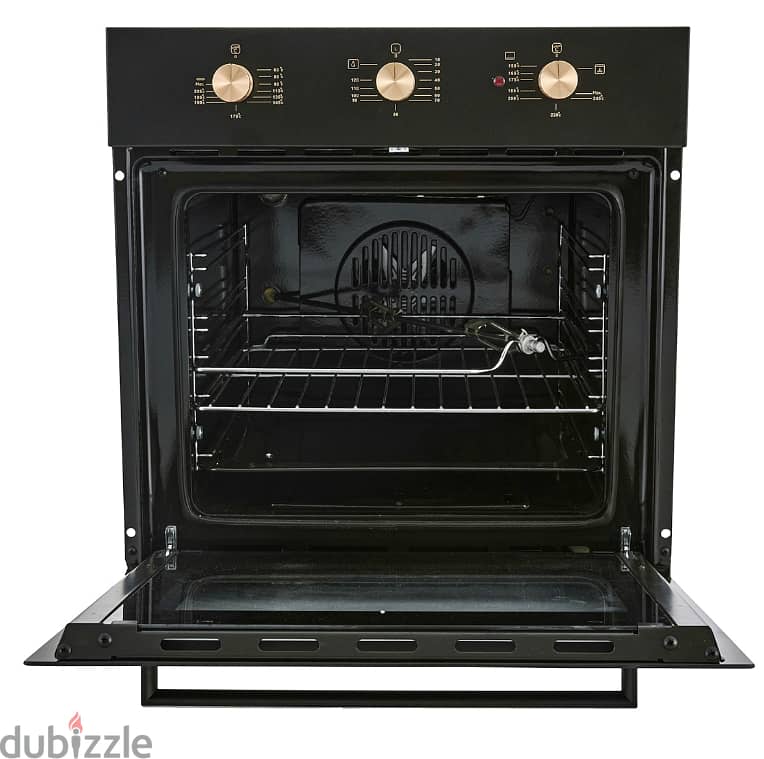 Fresh Built-In Dual Oven With Grill, 56 Liters, 60cm, Gas & Electric 1