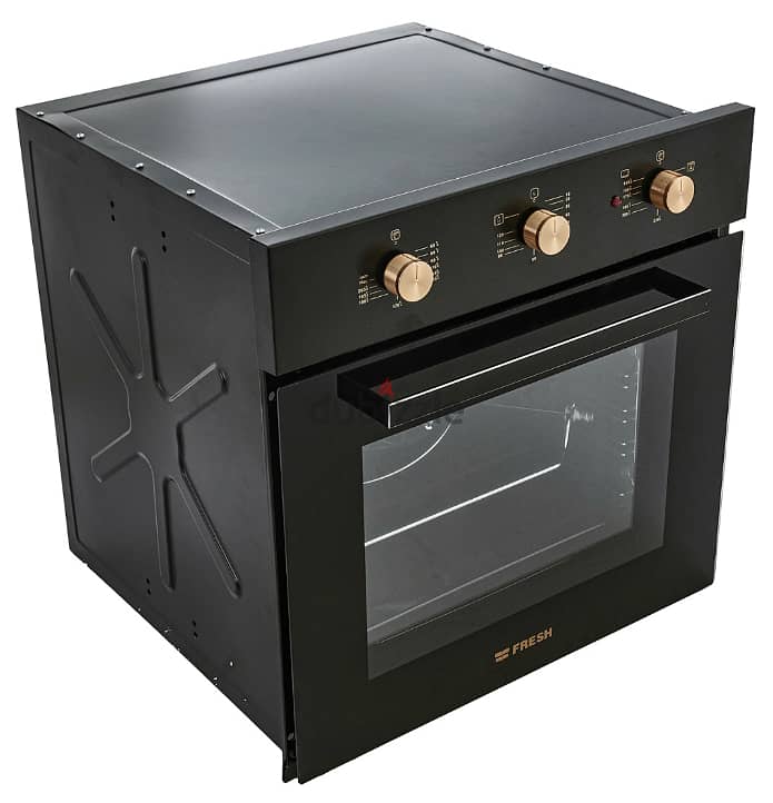 Fresh Built-In Dual Oven With Grill, 56 Liters, 60cm, Gas & Electric 4