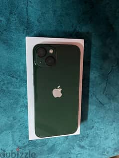 iPhone 13 128 100% مشحون 25مره  لسه ف ضمانه 11شهر علبه عربي انجليزي 0