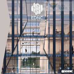 office for sale in EDNC Sodic new cairo التجمع الخامس fully finished 189m2 second floor