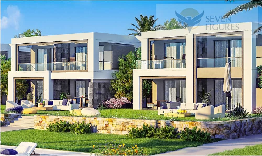 توين هاوس للبيع 140 متر في لافيستا رأس الحكمة، الساحل الشمالي La vista ras elhekma, north coast 4