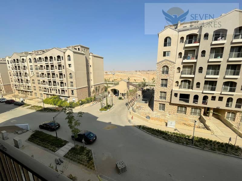 Apartment for sale 165 M mostakbal city green square  prime location open view 3 bedrooms in  below market price 3