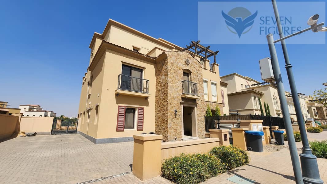 Twinhouse 4 bedrooms for sale in Mivida Emaar fully finished & Fully furnished with central Ac's over looking landscape Prime location 29