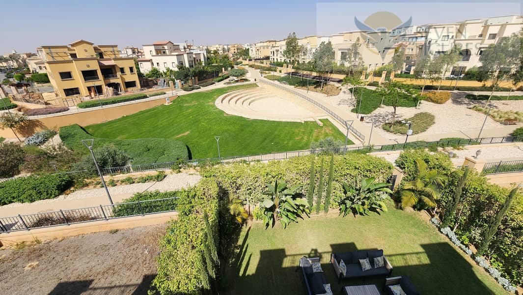 Twinhouse 4 bedrooms for sale in Mivida Emaar fully finished & Fully furnished with central Ac's over looking landscape Prime location 32