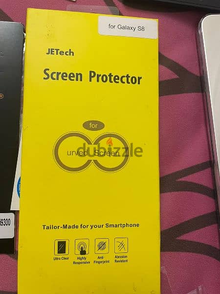 2 JETech Screen Protectors Galaxy S8 1