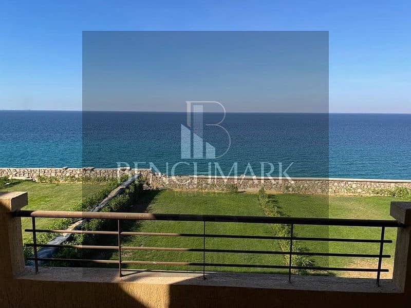 Chalet for sale, 100 square meters, ground floor with a garden in Telal Roya Village, Ain Sokhna, double view, installments over 8 years next to Porto 16