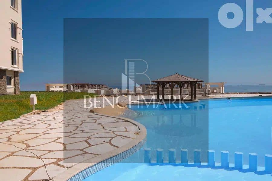 Sea chalet for sale 3Bdr with garden finished in Blue Blue next to Mountain View and Porto Sokhna sea view installments over 9 years 40% cash discount 1