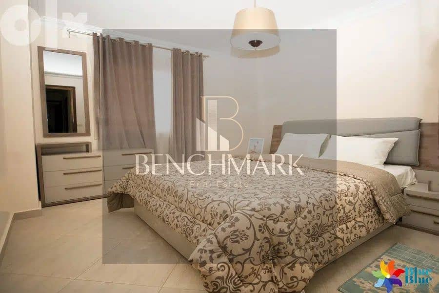 Sea chalet for sale 3Bdr with garden finished in Blue Blue next to Mountain View and Porto Sokhna sea view installments over 9 years 40% cash discount 23