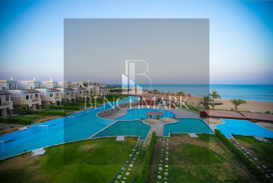 Sea chalet for sale 3Bdr with garden finished in Blue Blue next to Mountain View and Porto Sokhna sea view installments over 9 years 40% cash discount 27