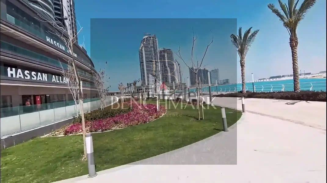 Apartment 350 m for sale a fully finished on the 28th floor in New Alamein Towers North Coast immediate delivery view sea and lagoon in installments 9