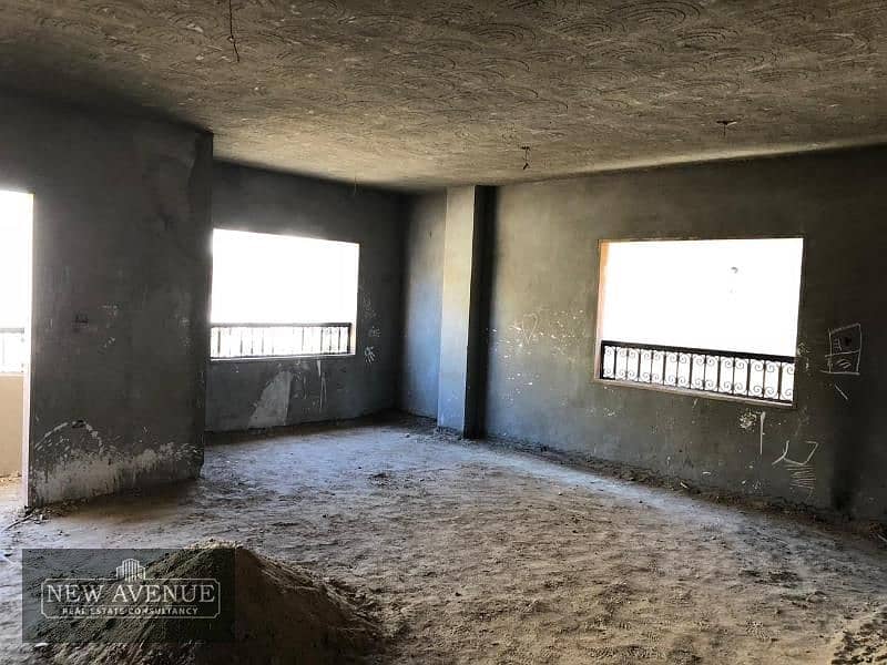 Semi-finished Apartment in Banafseg new cairo, Bahary,3 bedrooms,3 bathrooms, Living room, First Floor 3