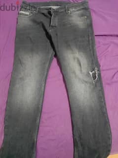 black jeans بنطلون جينز