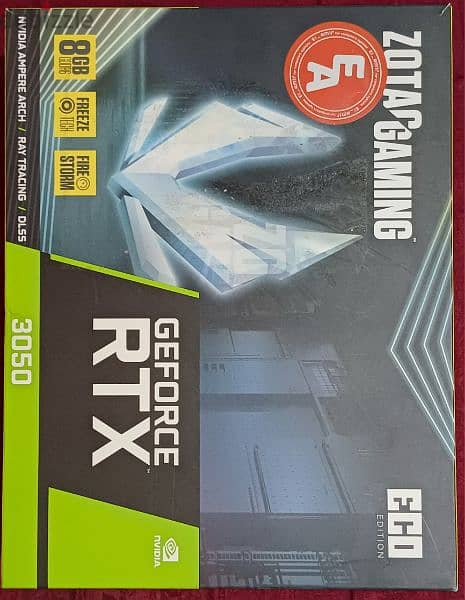 كارت شاشة Rtx 3050 8g جديد 1