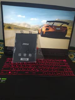 MSI GF63 i5-10500 GTX 1650 i5 10500 i510500 gaming laptop جيل عاشر 0