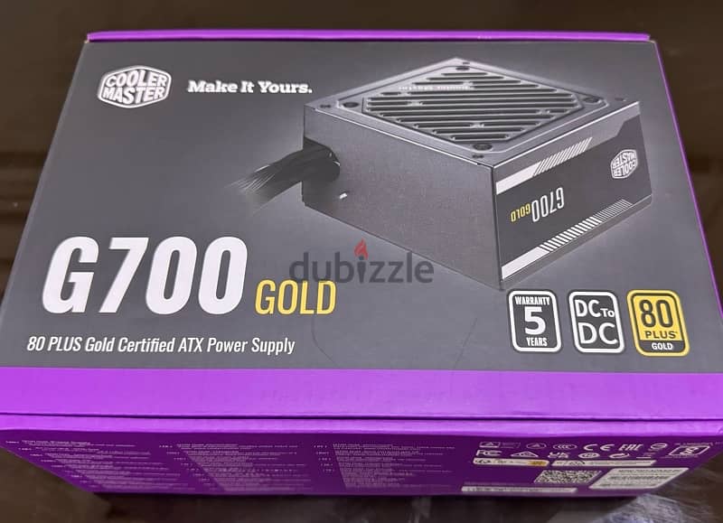 Cooler Master Power Supply 700 Gold 1