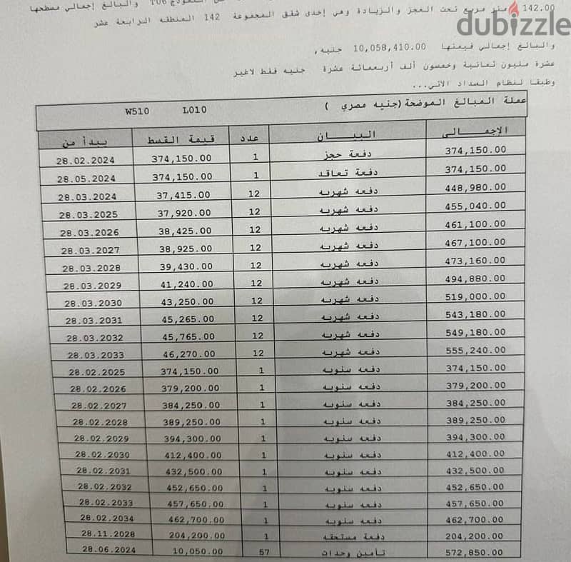 بالتقسيط امتلك شقة142م في ( b14 ) بمدينتي فيو مباشر علي مجري السيل 2