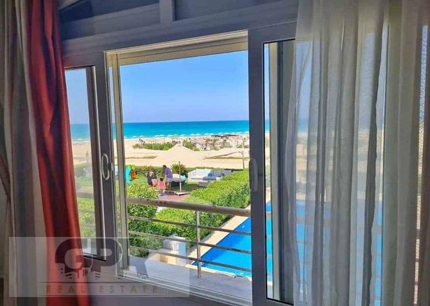 فيلا على البحر استلام قريب وقسط متشطبة بالكامل للبيع في ذا جرووف العين السخنة Villa Sea view from every point inside for sale in The Groove Ain Sokhna 0