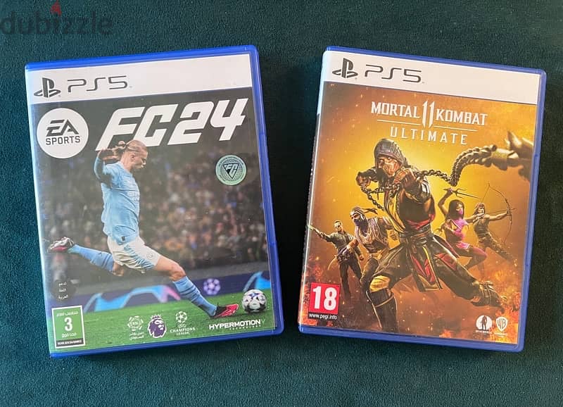 FC24 PS5 + MORTAL 11 KOMBAT ULTIMATE PS5 1