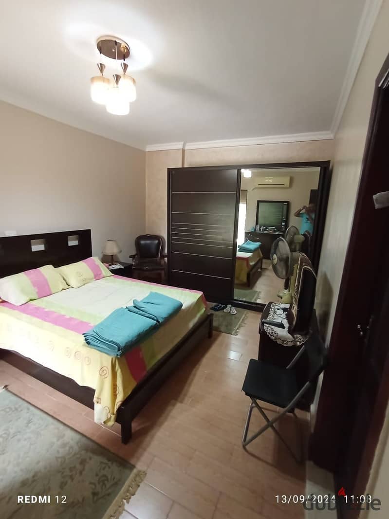 Furnished apartment for rent in Dar Misr Al-Qronfol in the First Settlement 10