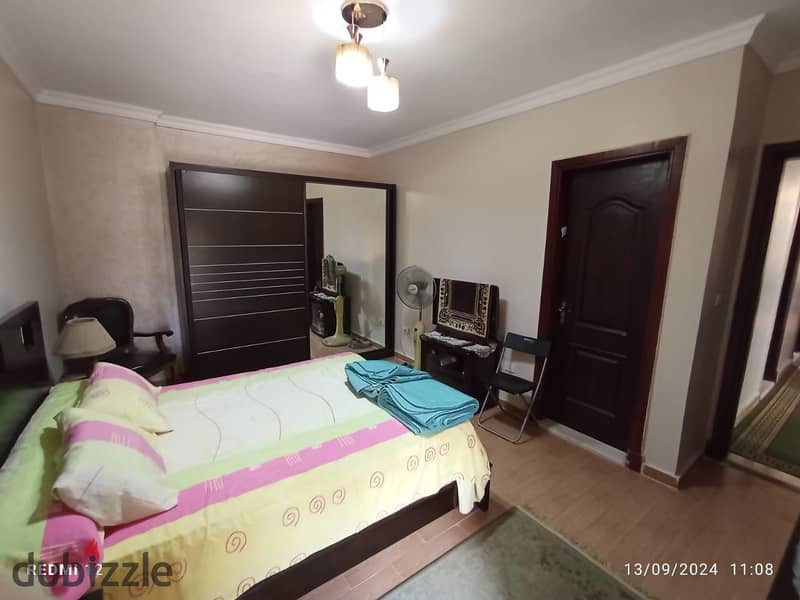 Furnished apartment for rent in Dar Misr Al-Qronfol in the First Settlement 12