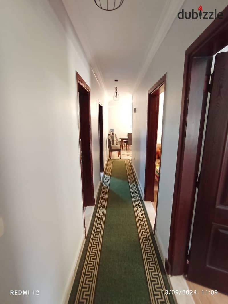 Furnished apartment for rent in Dar Misr Al-Qronfol in the First Settlement 16