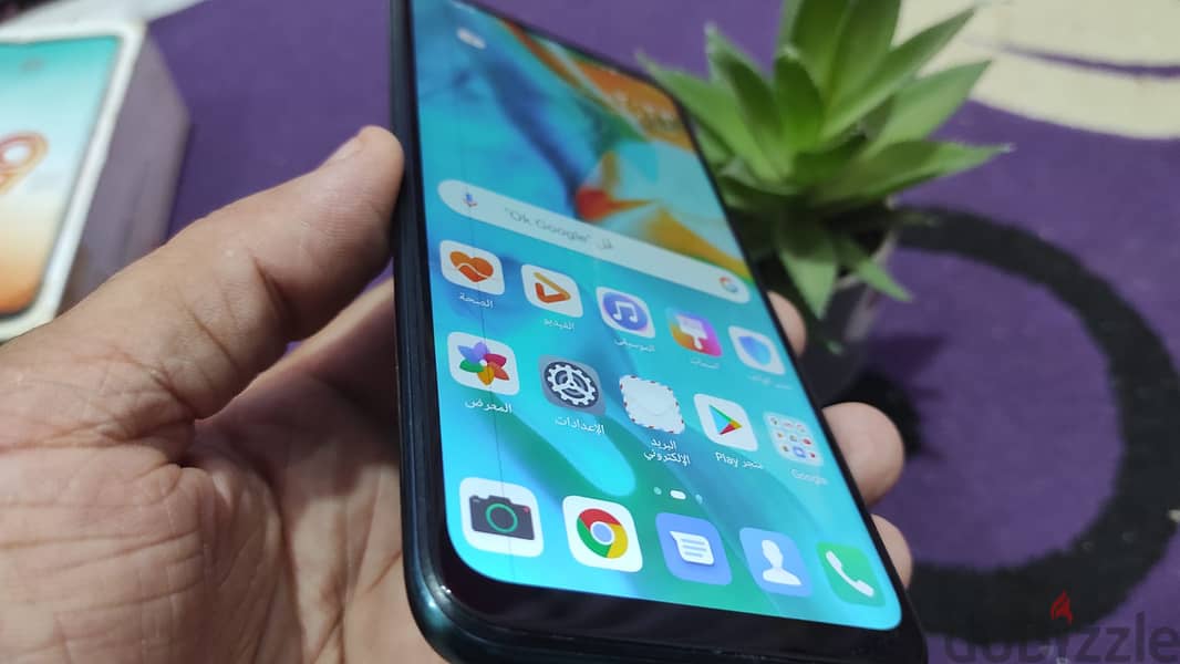 موبايل Huawei Y9 Prime 2019 بحالة محترمة بالكرتونة والشاحن 4