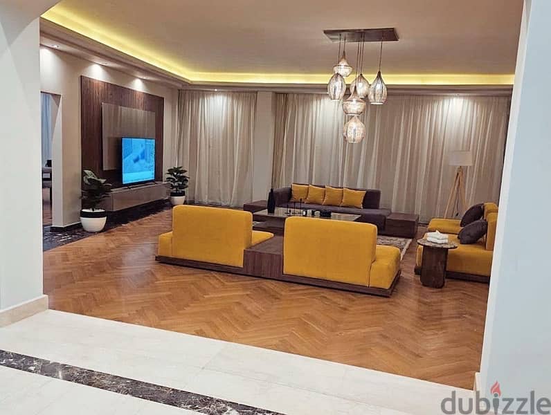 فيلا مفروشة للايجار 6 غرف كمباوند فى الشيخ زايد Villa for rent 4