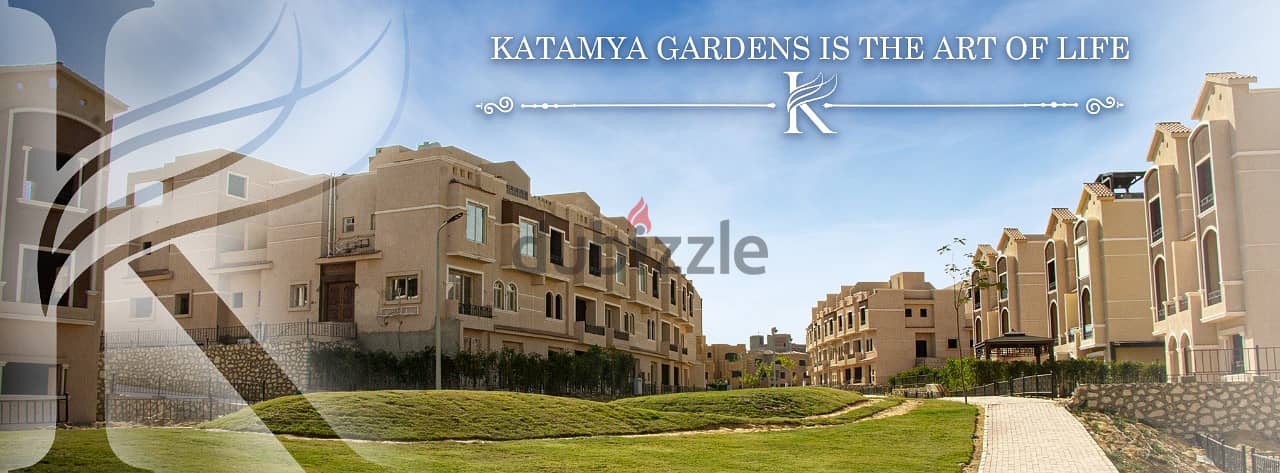 Katameya Gardens اكبر تاون كورنر580م ع لاند سكيب ونافوره قطامية جاردنز 18