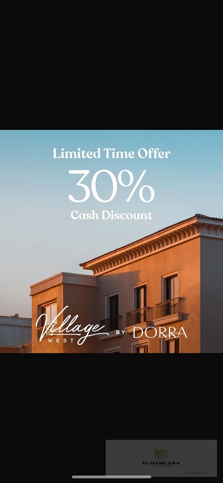 Apartment for sale in Sheikh Zayed Green Revolution Immediate delivery We are launching a hot offer on Village West project with a 30% discount for a 17