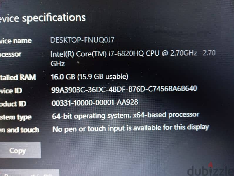 Dell Precision 3510 5