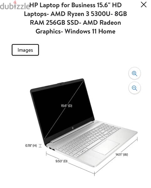 HP Model: 15-gw0023od AMD RYZEN3 3250U with RADEON GRAPHICS 2.6 GHZ 5