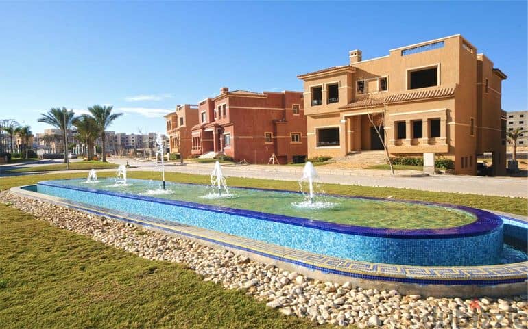 توين هاوس 550م ع لاند سكيب القطاميه جاردنز Twin House Katameya Gardens 18