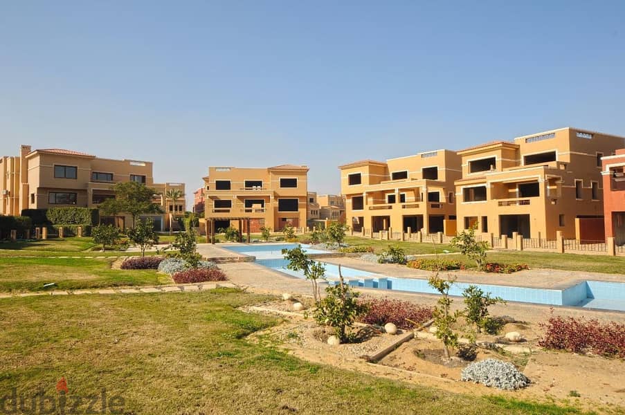 توين هاوس 550م ع لاند سكيب القطاميه جاردنز Twin House Katameya Gardens 19