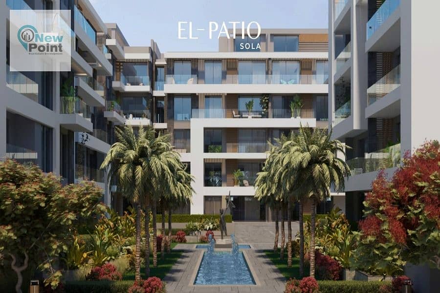 Best offer price With La Vista | The best location in El Shorouk Own a 3-bedroom apartment in El Patio Sola Compound 4