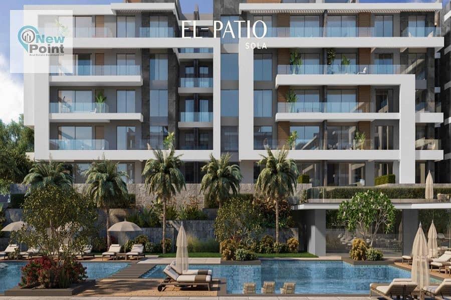 Best offer price With La Vista | The best location in El Shorouk Own a 3-bedroom apartment in El Patio Sola Compound 9