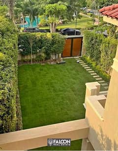 Apartment with Garden for sale in Sarai Compound with 42% cash discount Prime location in front of Madinaty