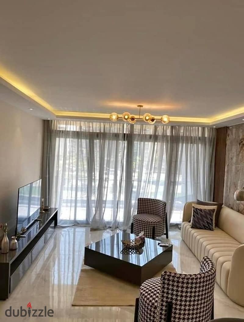 APPARTMENT FULLY FINISHED WITH AC AND KITCHEN FOR SALE IN COMPOUND VALORE SHERATON IN FRONT OF CITY CENTRE ALMAZA  WITH INSTALLEMENT 3