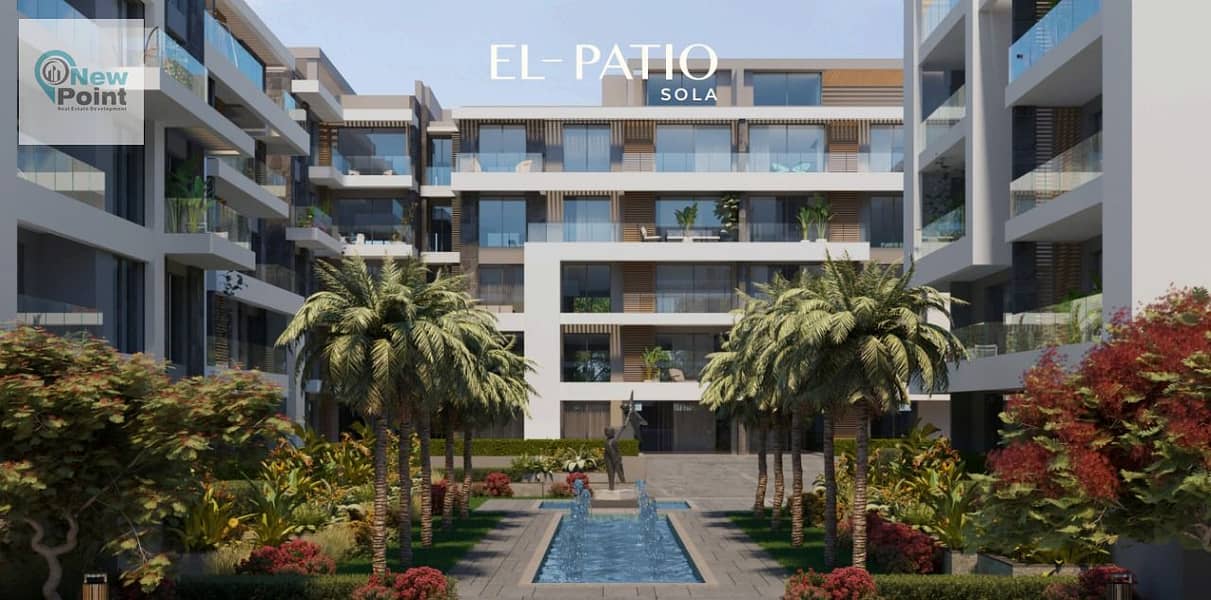 For the first time from La Vista with a 0% down payment in Sola El Shorouk Compound, Wall in Wall with Hassan Allam, El Patio Sola 4