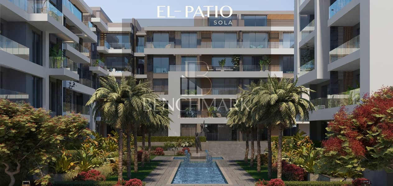 Ground floor apartment with garden for sale in Shorouk City La Vista El Patio Sola Compound with no down payment and in installments over 7 years 0