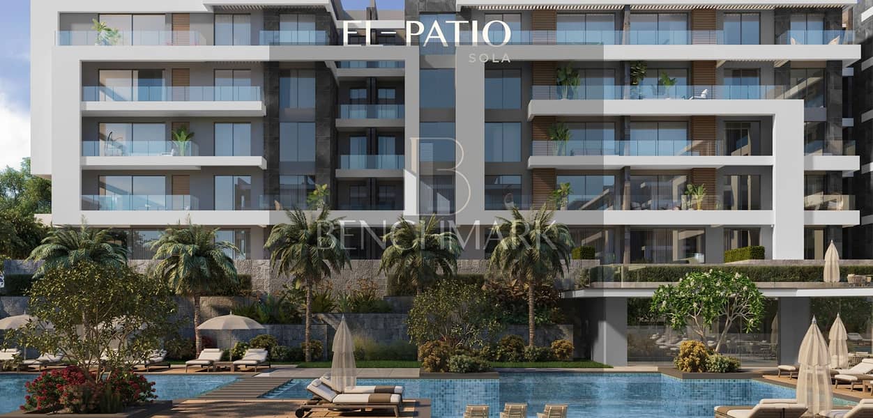 Ground floor apartment with garden for sale in Shorouk City La Vista El Patio Sola Compound with no down payment and in installments over 7 years 2