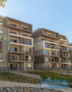 apartment 116m garden 65m fully finished installment over 4 years , palm hills new cairo