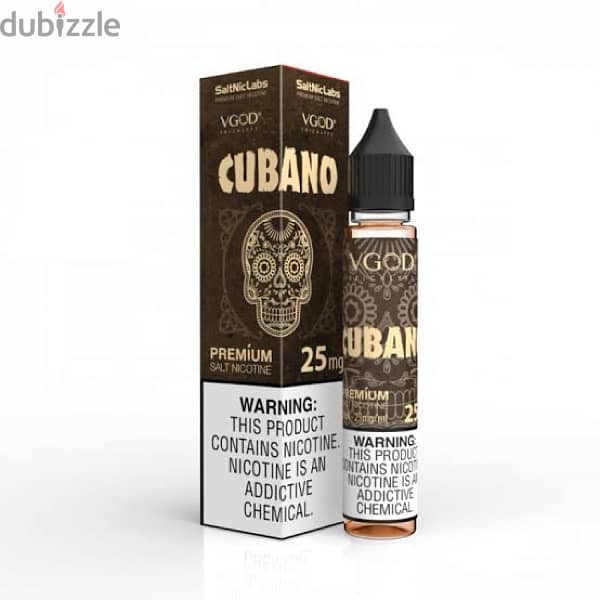 vgod cubano brown salt 25 0