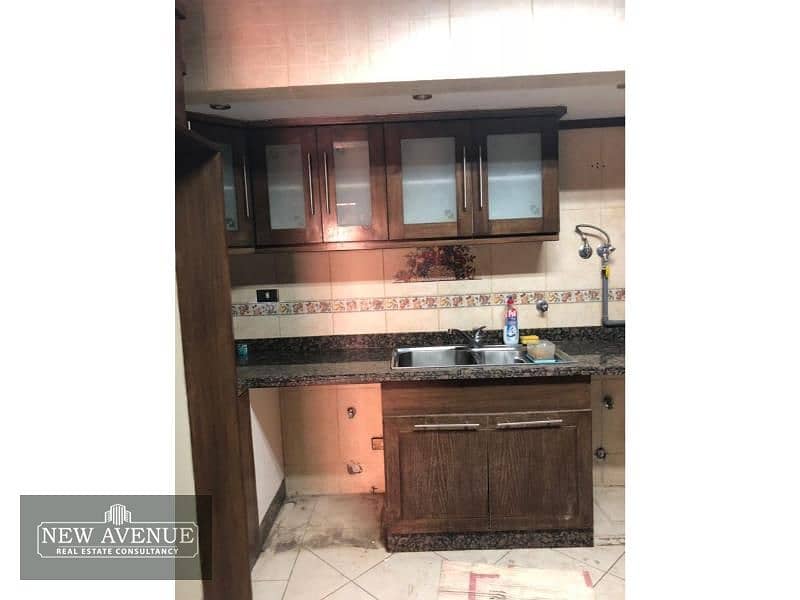 Fully finished Apartment 189 m with kitchen cabinets reception 3 pieces in Zizinia compound  New Cairo 4