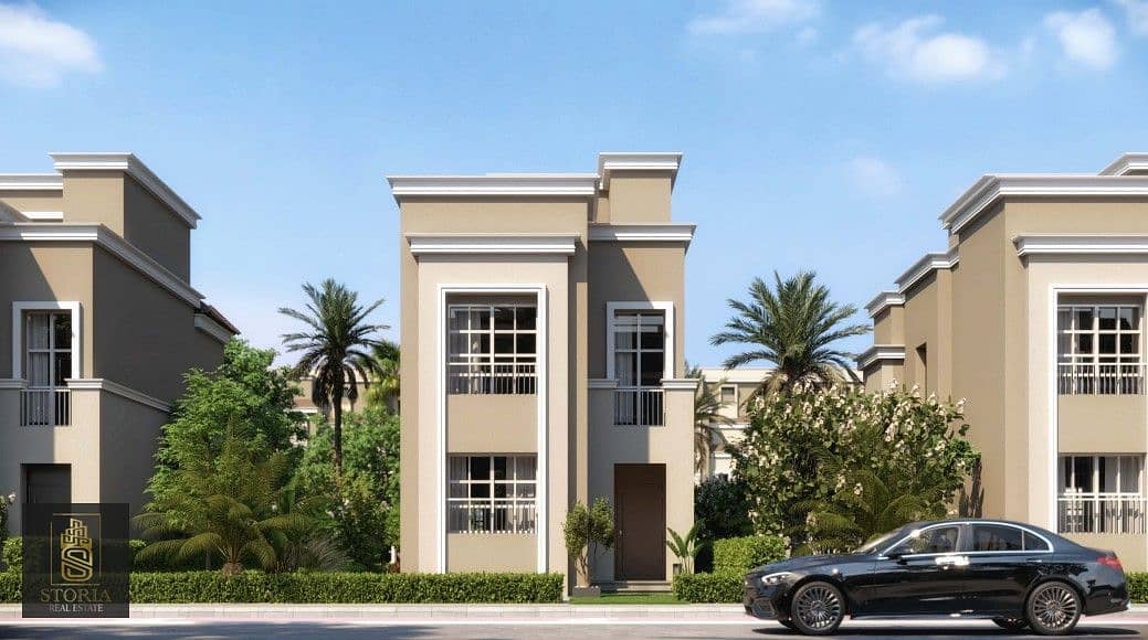 villa townhouse for sale on alamal axis directly in "The Butterfly" New Cairo 1