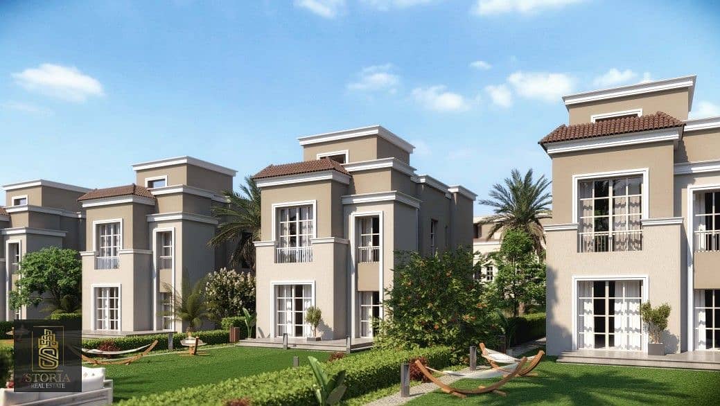 villa townhouse for sale on alamal axis directly in "The Butterfly" New Cairo 8