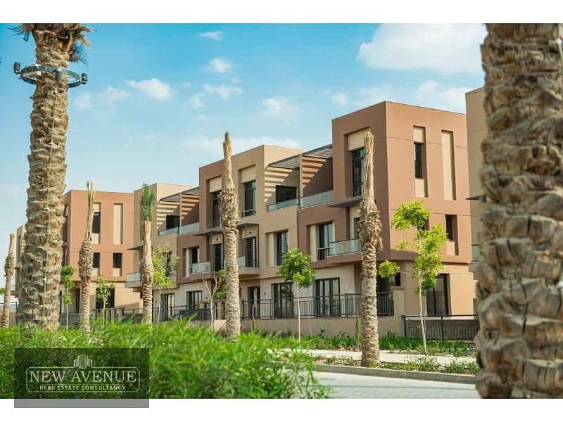 Delivered Apartment Terrace overlooking the landscape and club in District 5 Marakez New Cairo 11