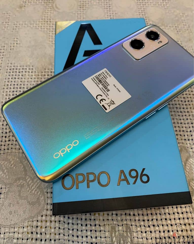 OPPO A96 استعمال بسيط كالجديد بالكرتونة وكل المحتويات الاصلية 2