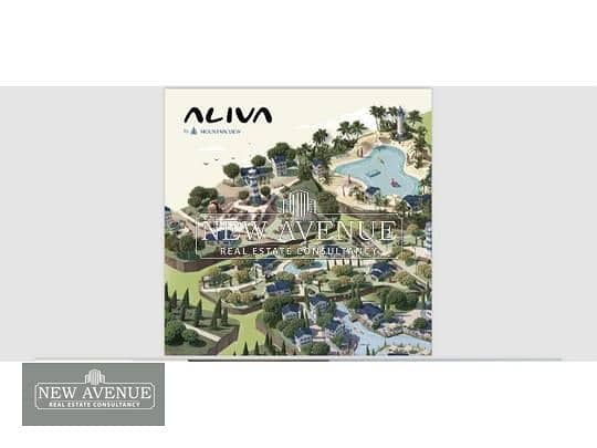 Lowest down payment p & lowest total price -Aliva -River park- i villa  - BUA 220 3