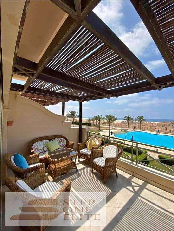 Chalet for sale directly on the sea in Ain Sokhna Hills, next to La Vista Ain Sokhna 1